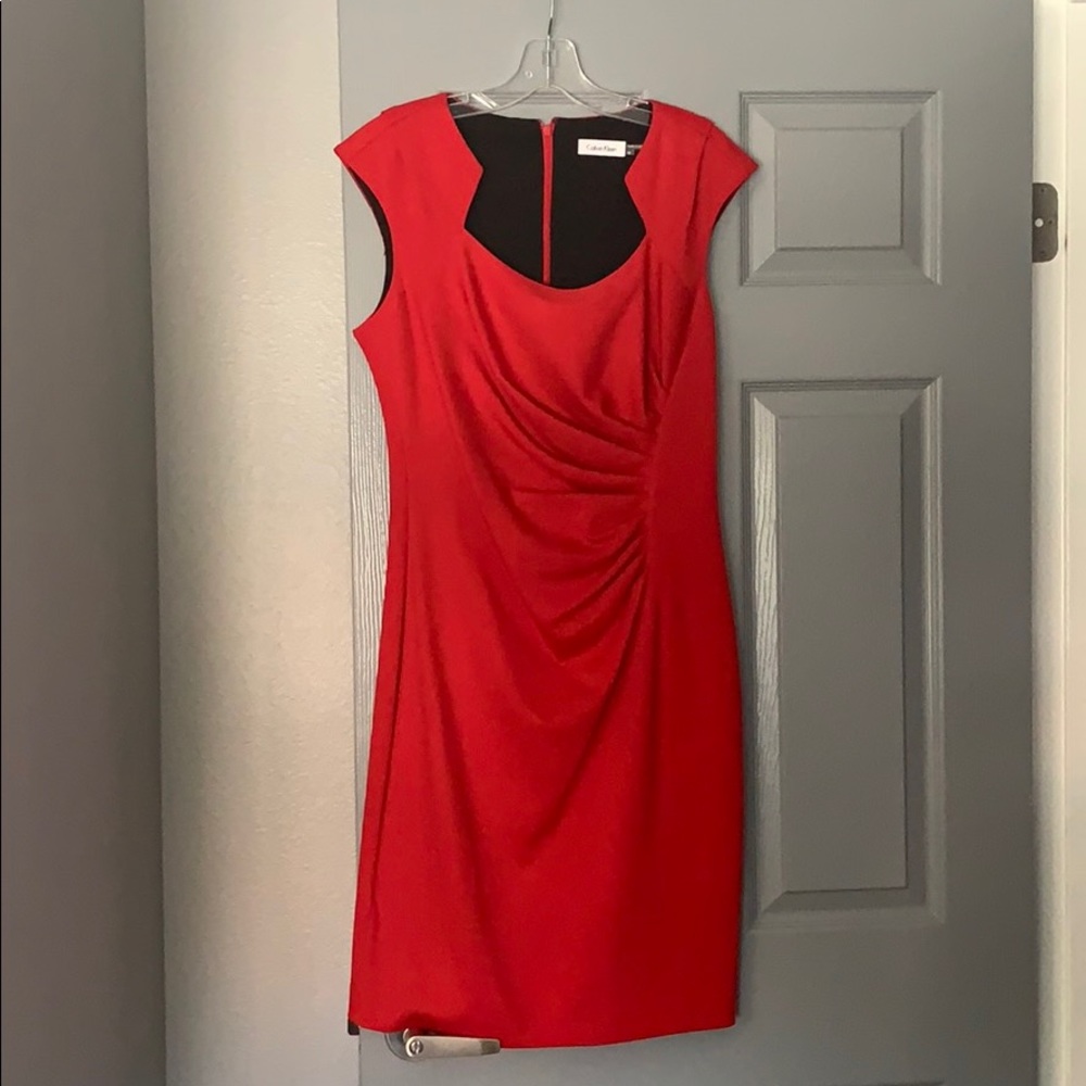 COPY - Red Cocktail Dress - Calvin Klein